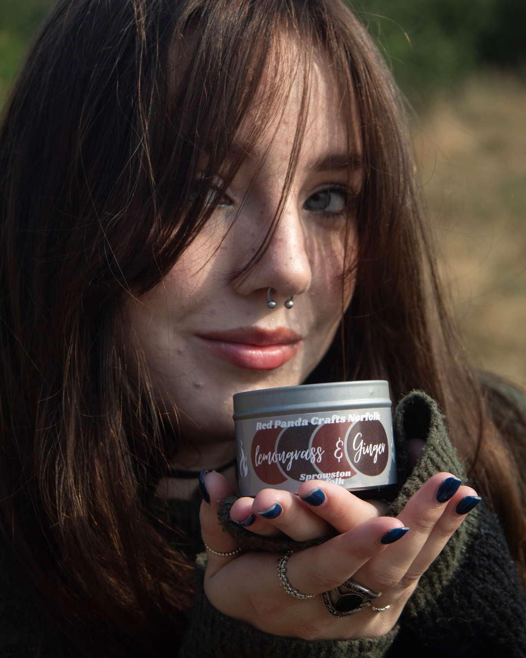 Lemongrass & Ginger Hand-poured & luxury Soy Candle Tin