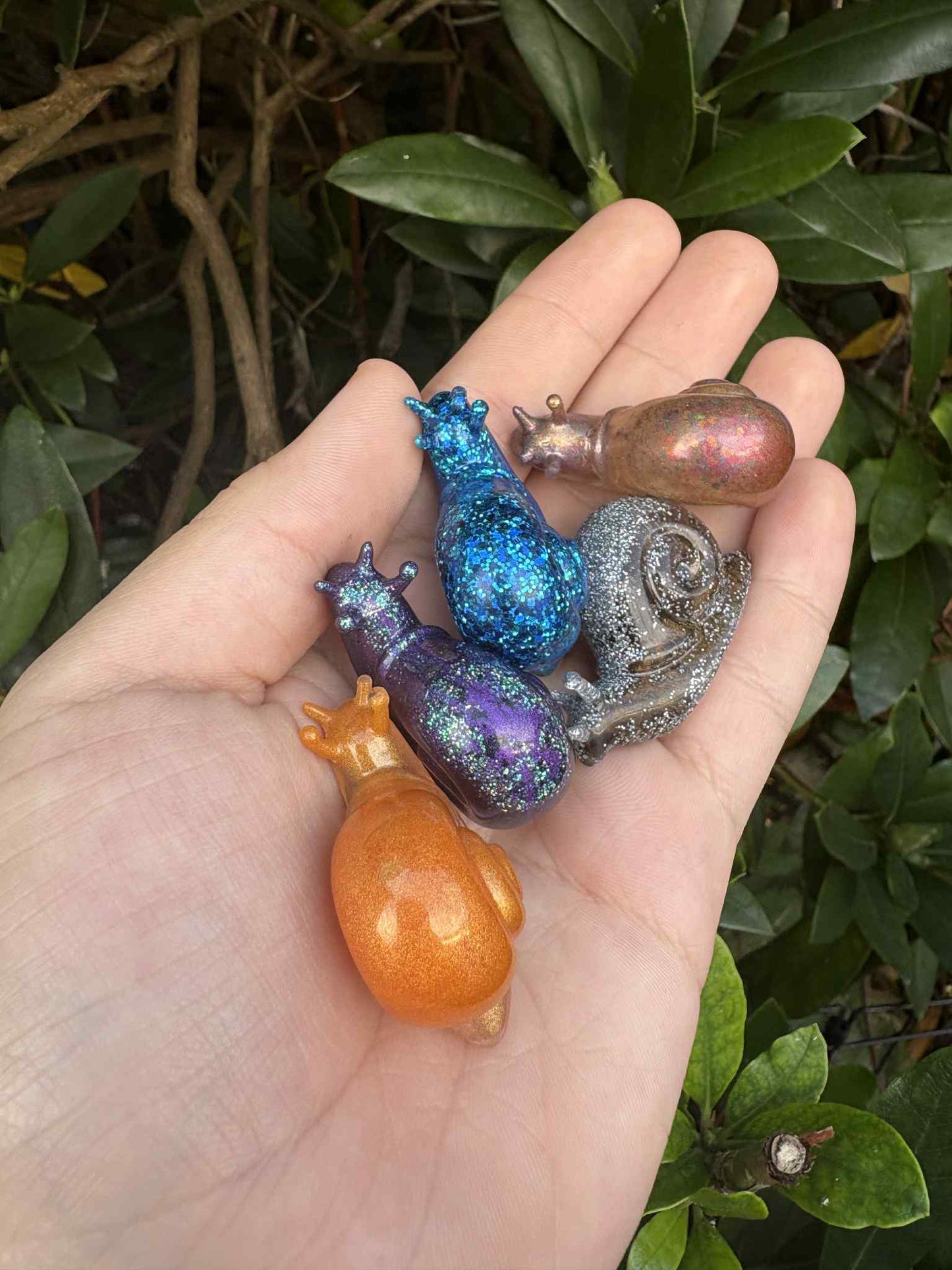 Mystery Resin Large & Small snails