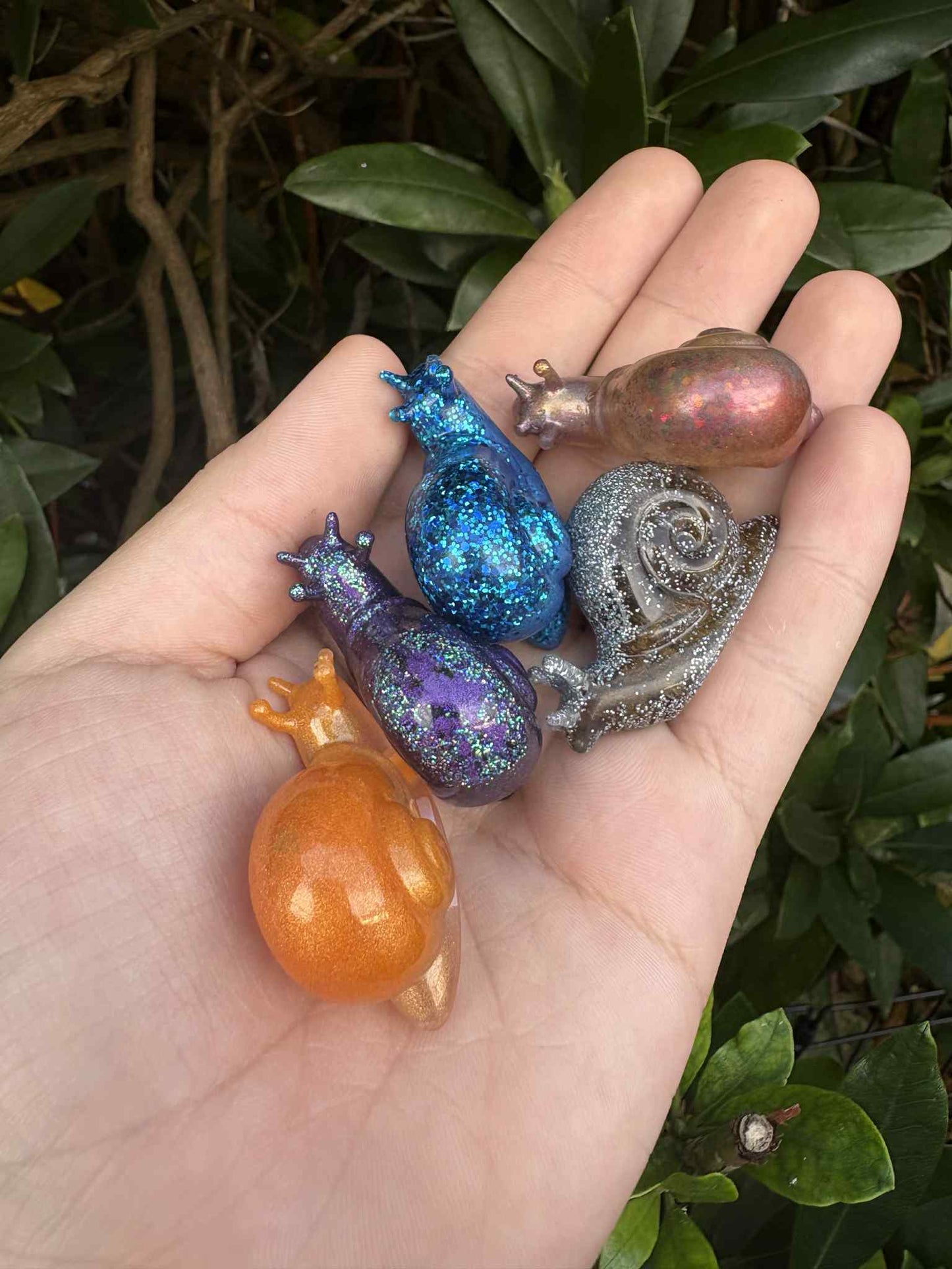 Mystery Resin Large & Small snails