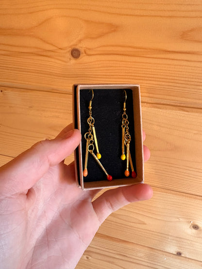 Matchsticks Earring & Necklace Set