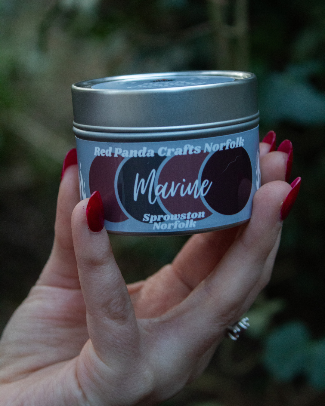 Marine Hand-poured & luxury Soy Candle Tin