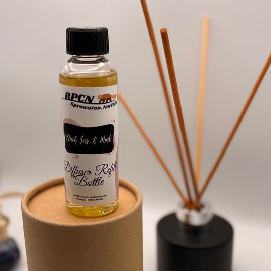 Diffuser Refill Bottle - Black Iris & Musk