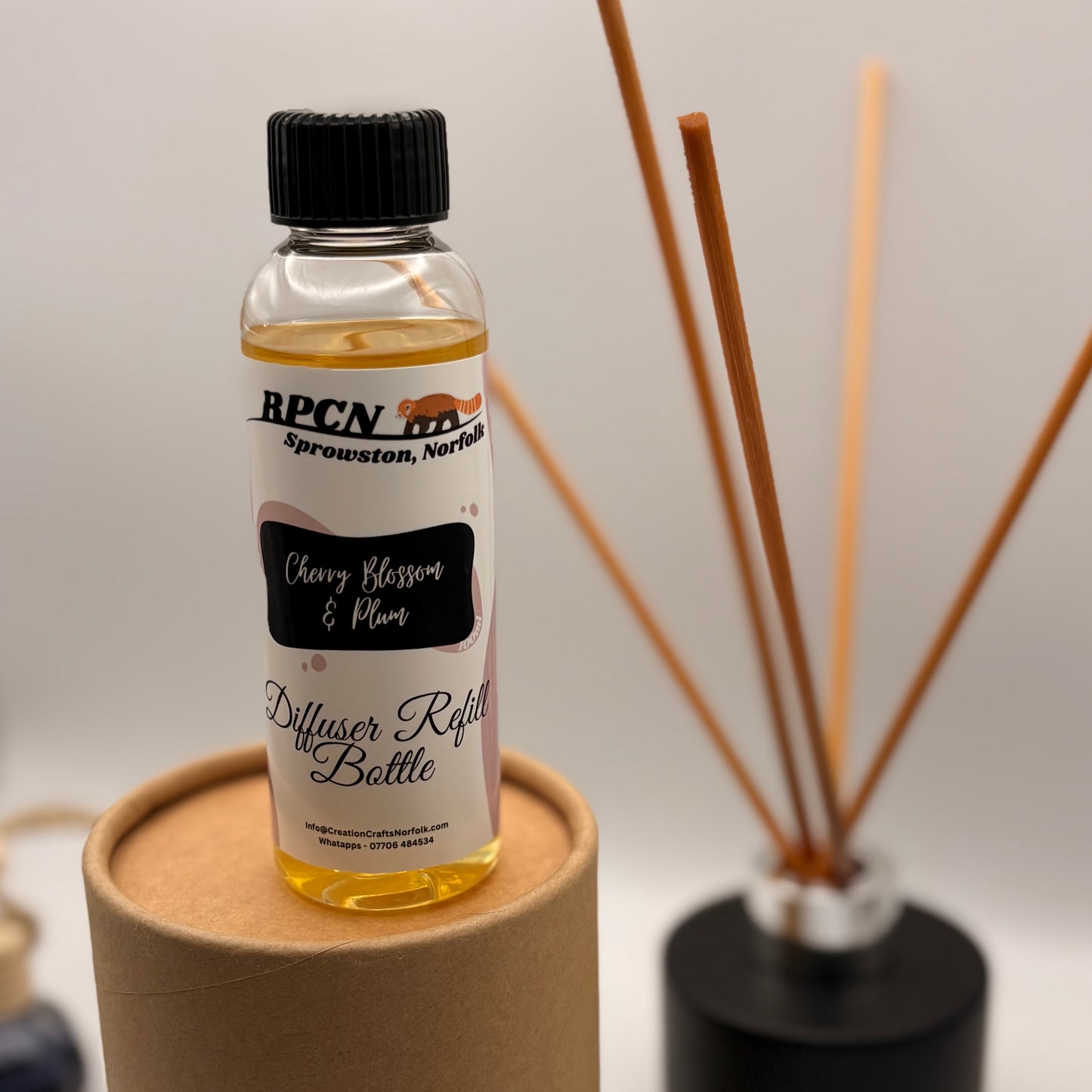 Diffuser Refill Bottle - Cherry Blossom & Plum