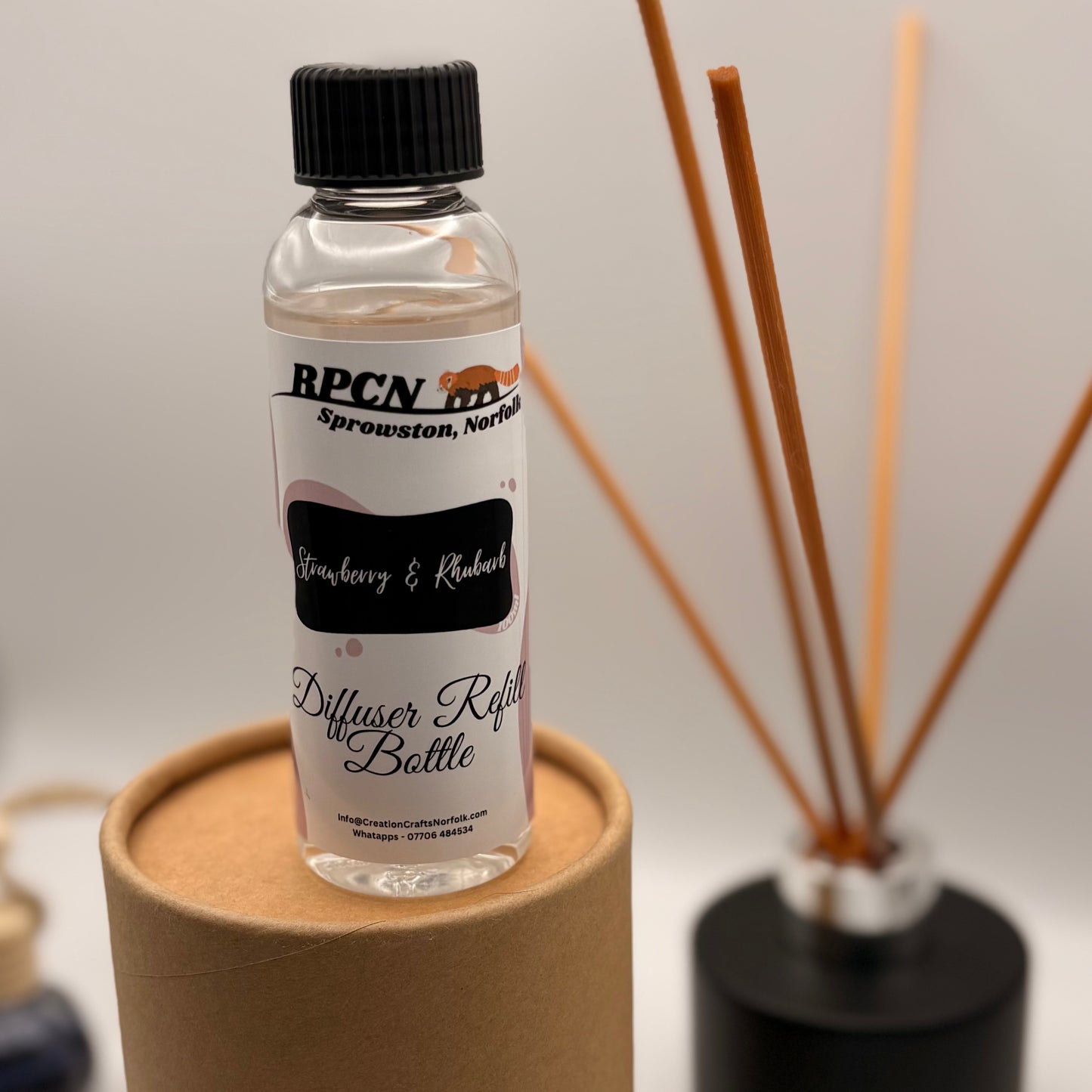 Diffuser Refill Bottle - Strawberry & Rhubarb