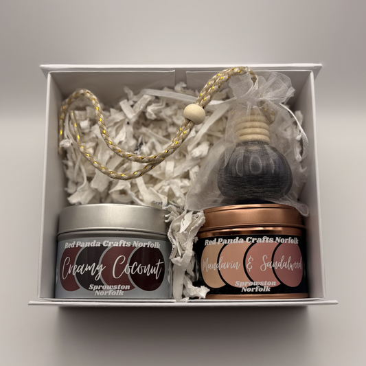 Gifts Box - 2 Candle & A Desk Diffuser