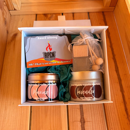 Gifts Box - 2 Candle & A Desk Diffuser