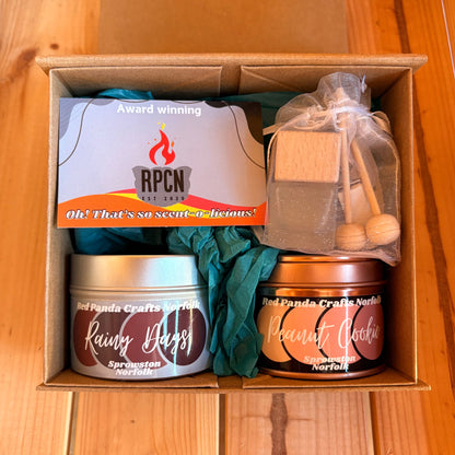 Gifts Box - 2 Candle & A Desk Diffuser