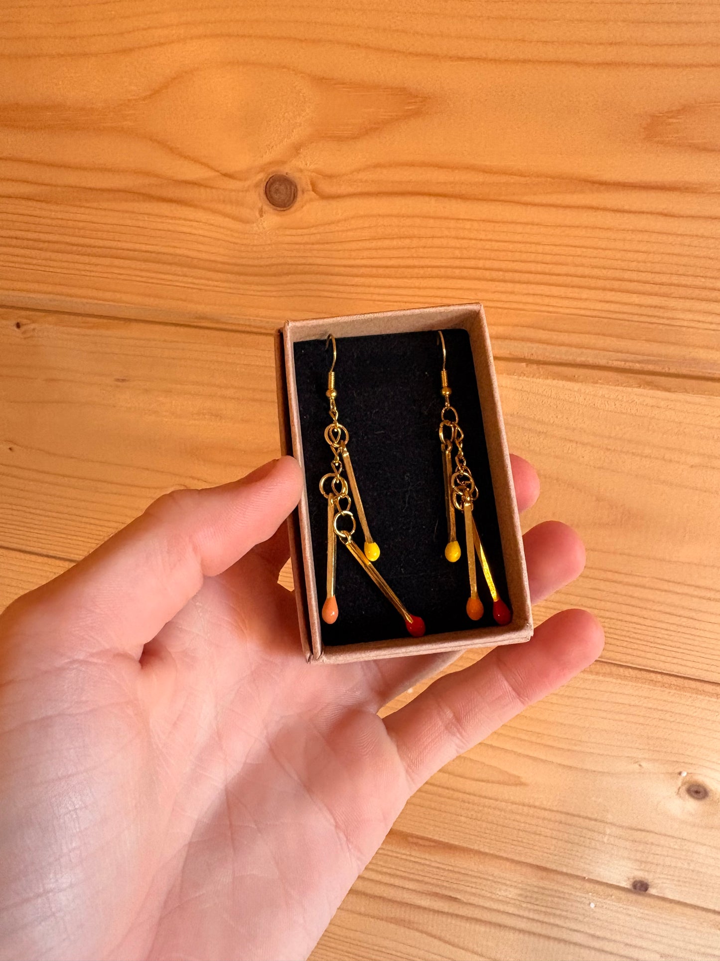 Matchsticks Earring & Necklace Set