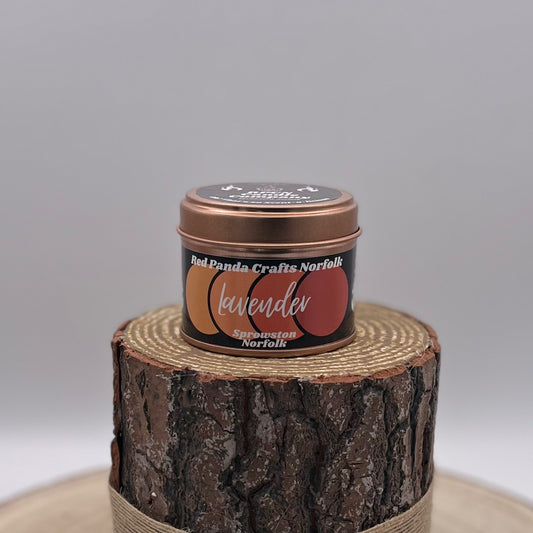 Lavender Hand-poured & luxury Soy Candle Tin