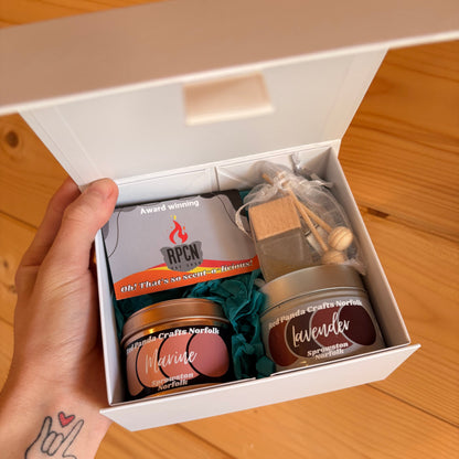 Gifts Box - 2 Candle & A Desk Diffuser