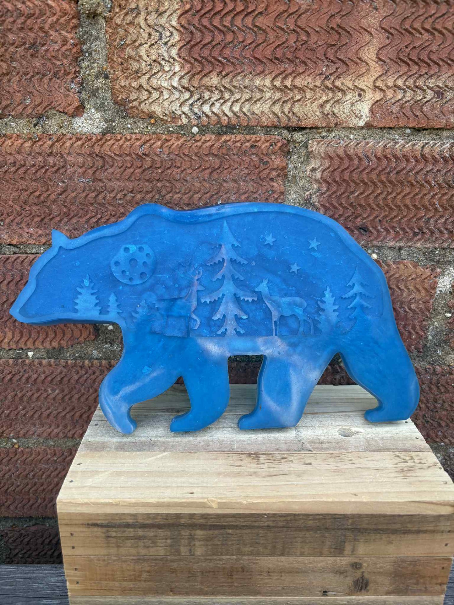 Resin Glow in the Dark Bear