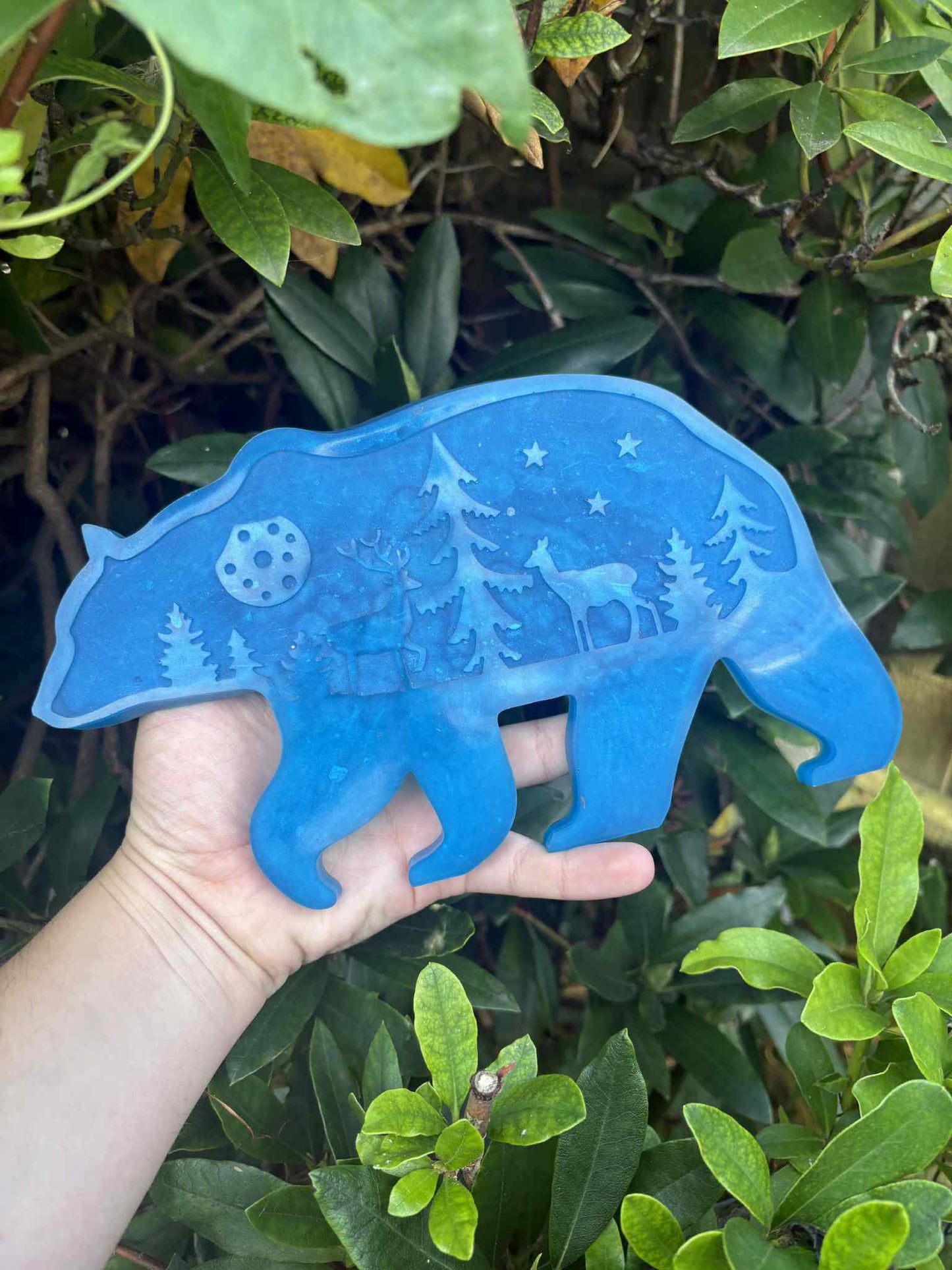 Resin Glow in the Dark Bear