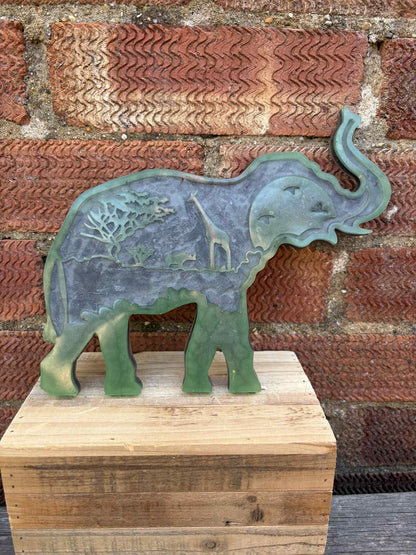 Resin Glow in the Dark Elephant