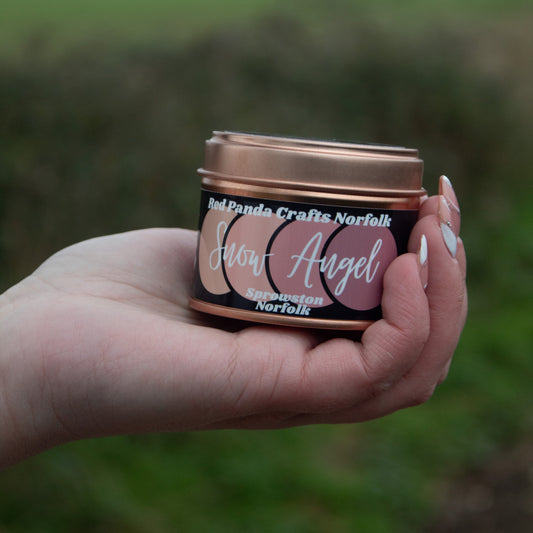 Snow Angel Hand-poured & luxury Soy Candle Tin