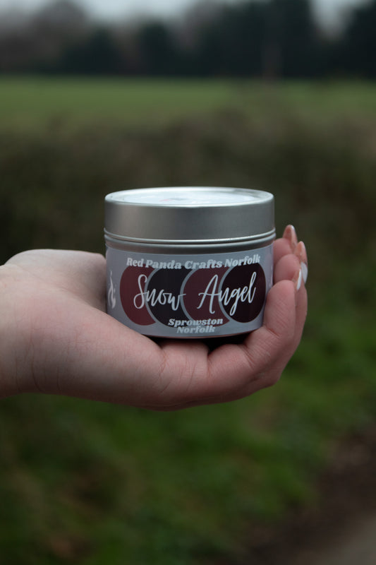 Snow Angel Hand-poured & luxury Soy Candle Tin