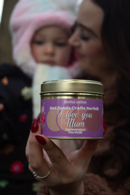 "I Love You Mum" - Mother's Day Gold Tin