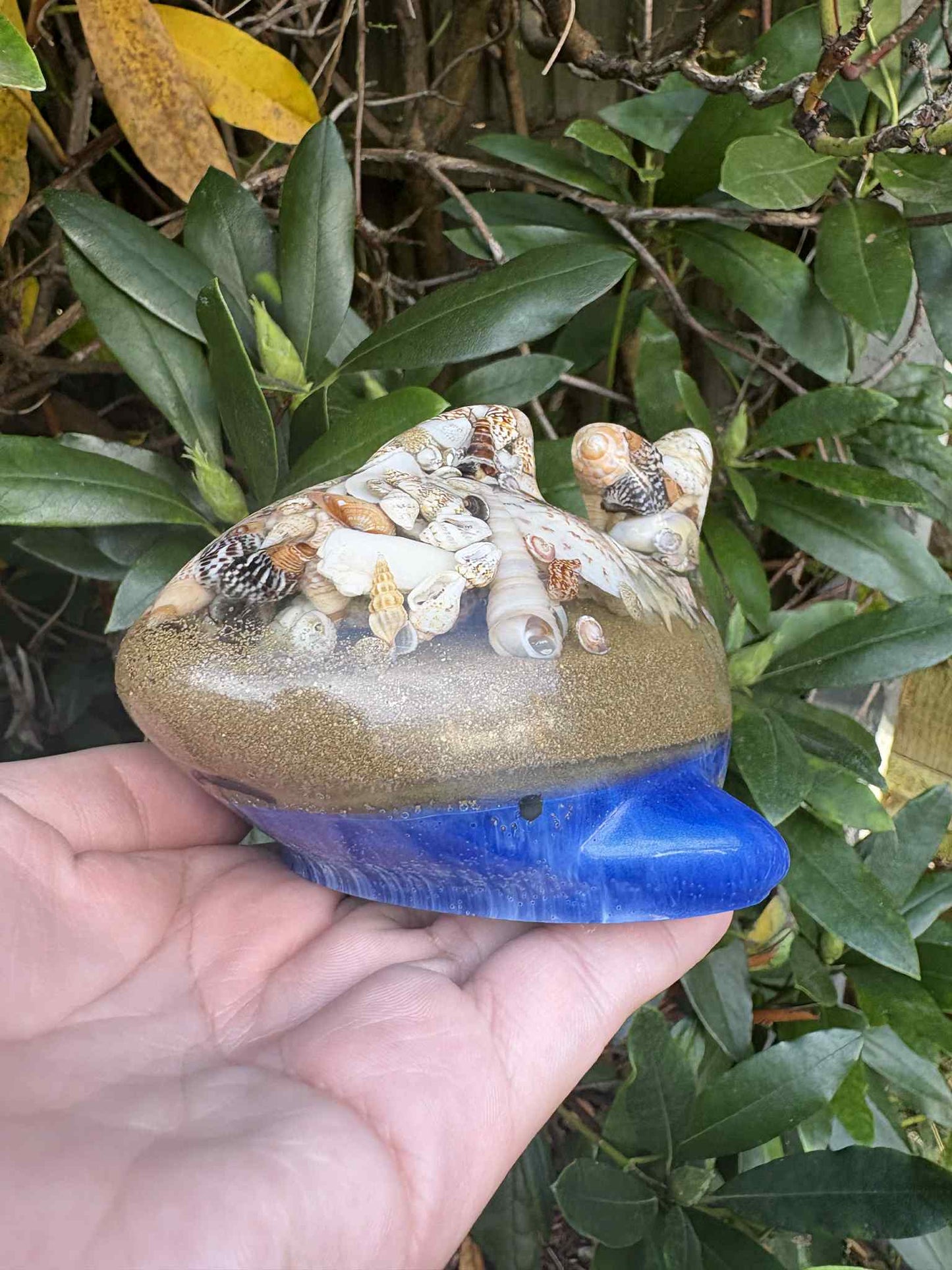 Beach Theme Resin Whale