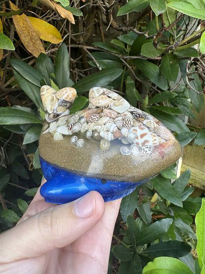 Beach Theme Resin Whale