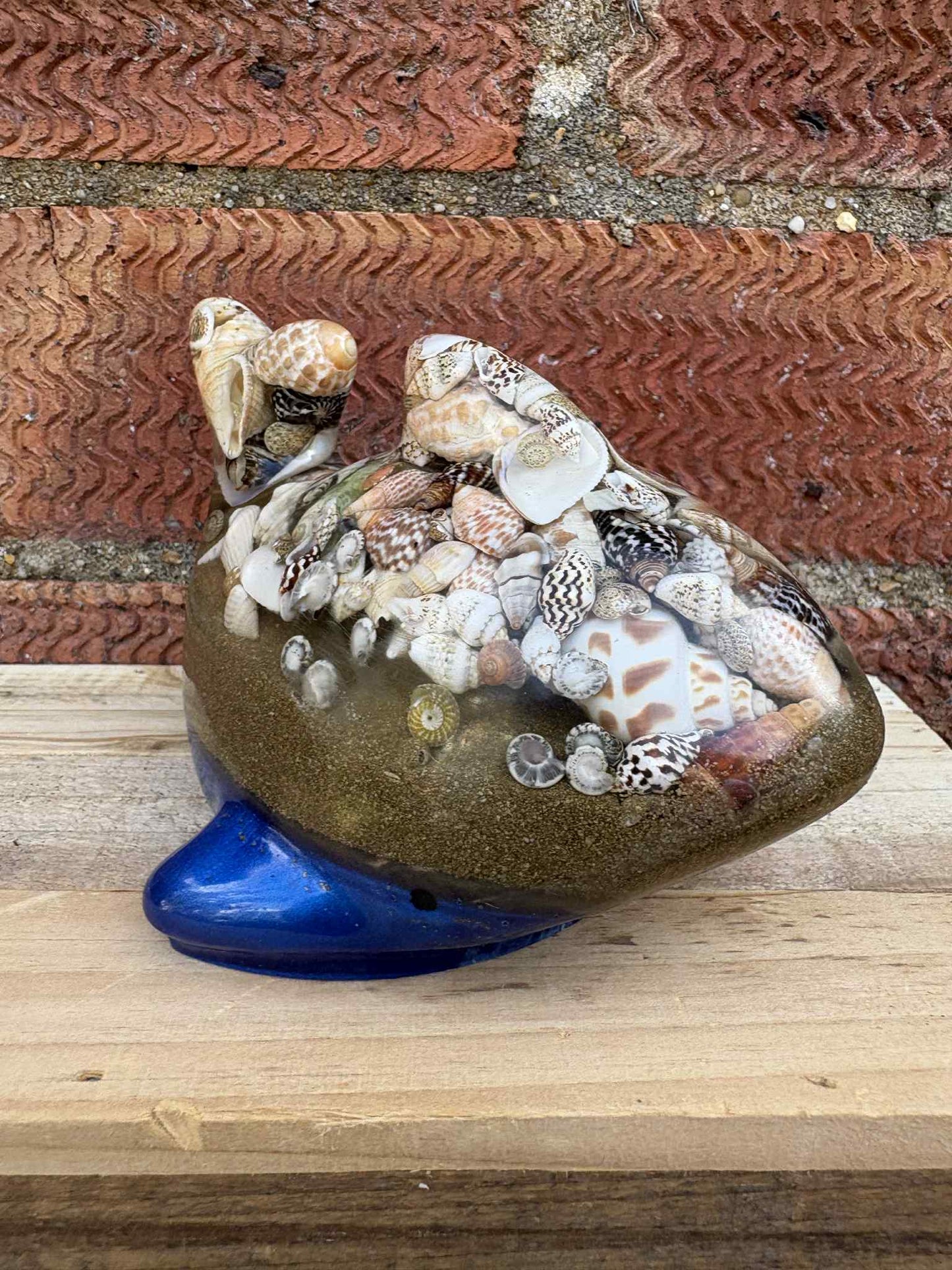 Beach Theme Resin Whale