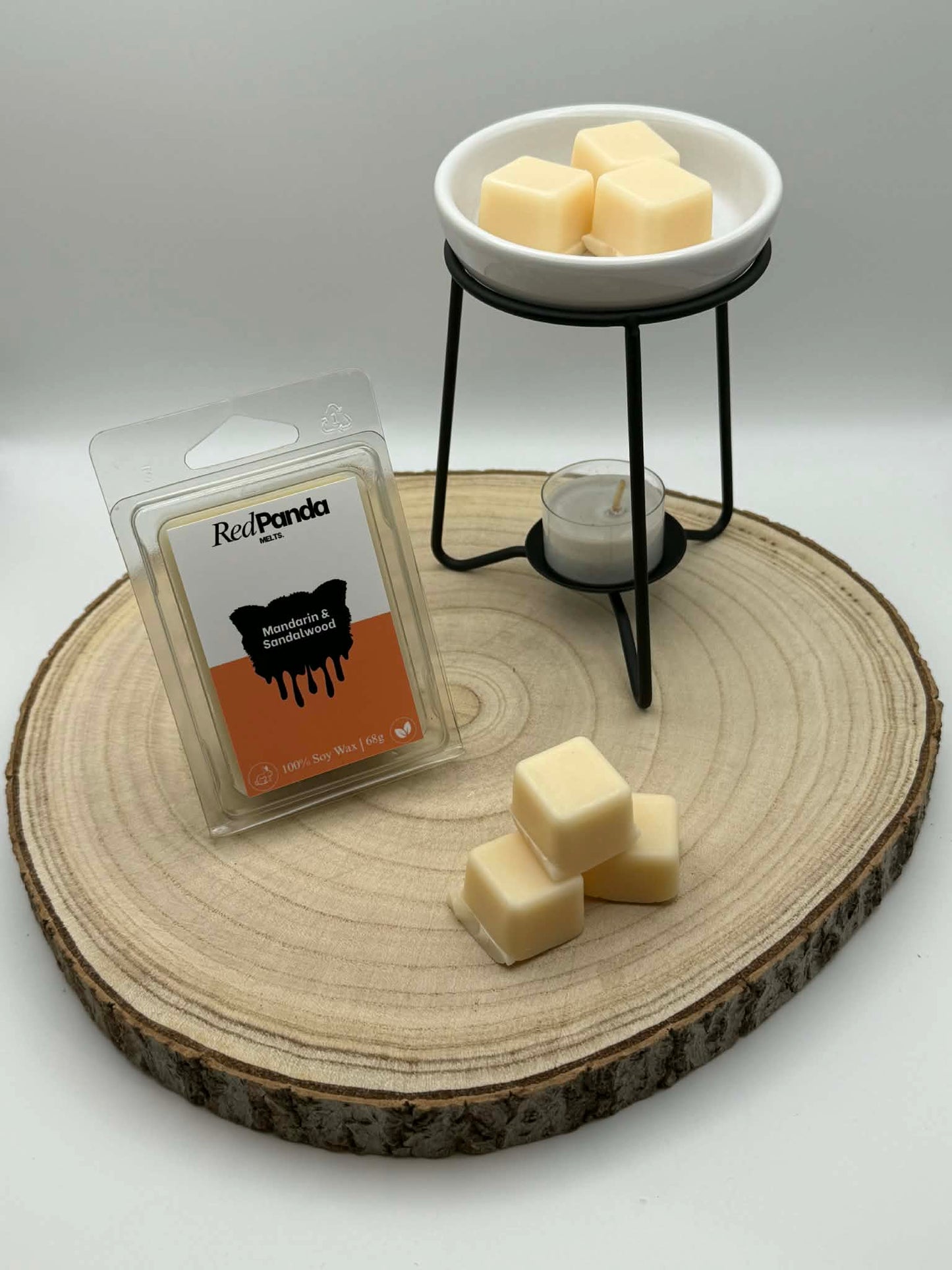 Soy Wax Melts | Mandarin & Sandalwood | Vegan Friendly and Cruelty Free